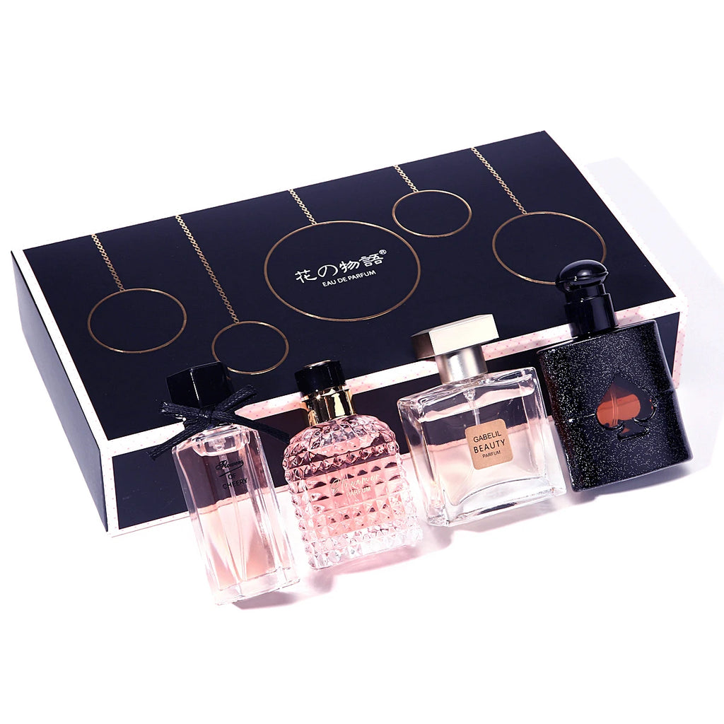 Coffret parfum floral 4 pièces